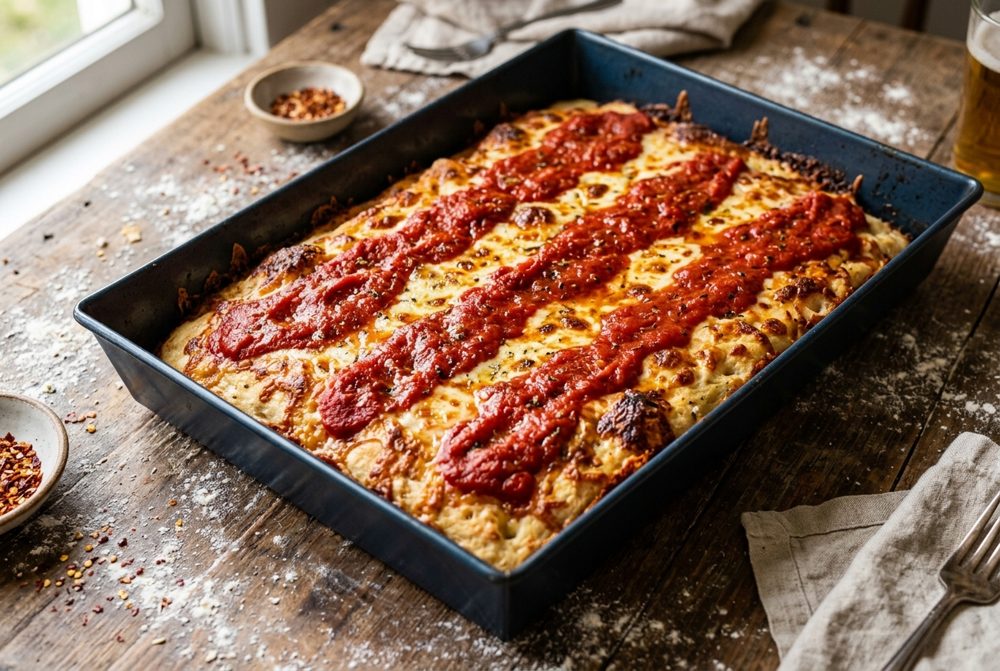 Ζύμη Detroit-Style Pizza